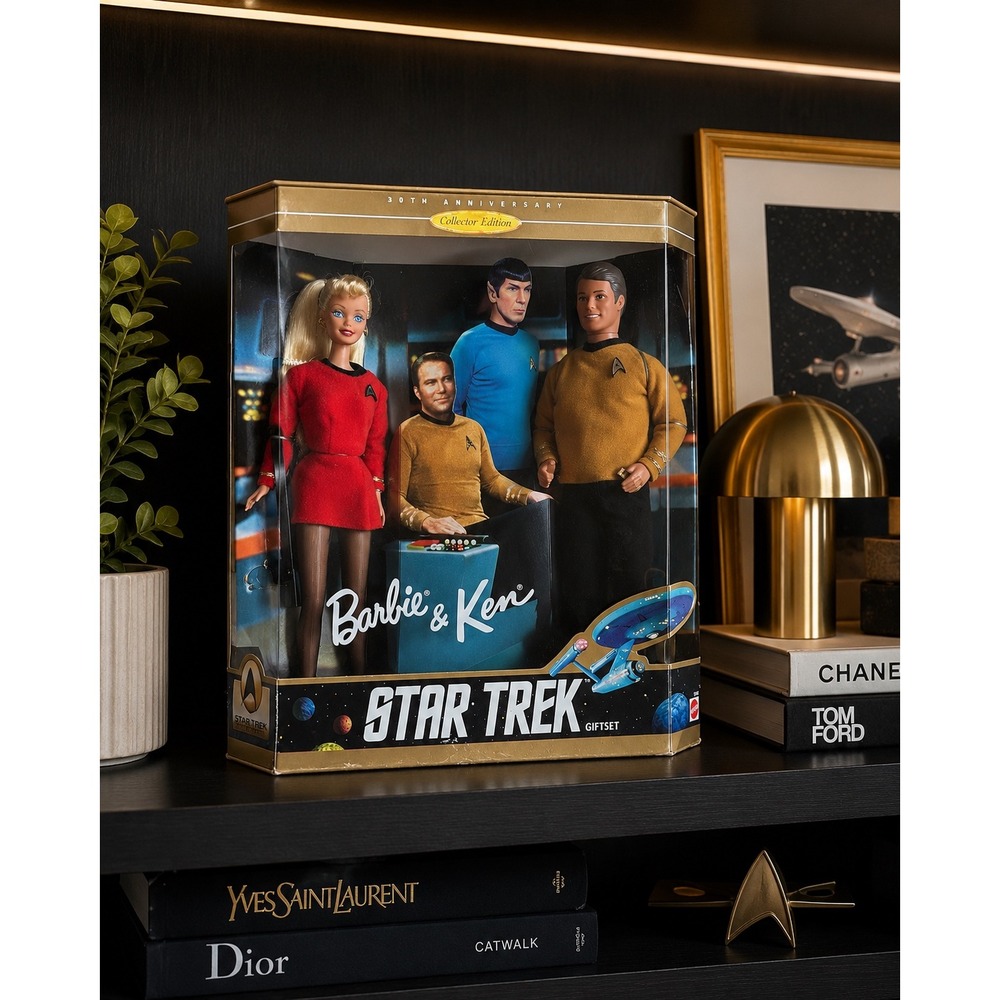 1996 Barbie & Ken Star Trek Giftset‎ Mattel   30th anniversary edition in box